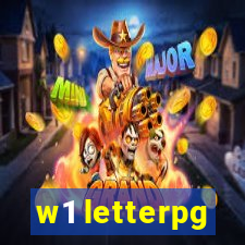 w1 letterpg