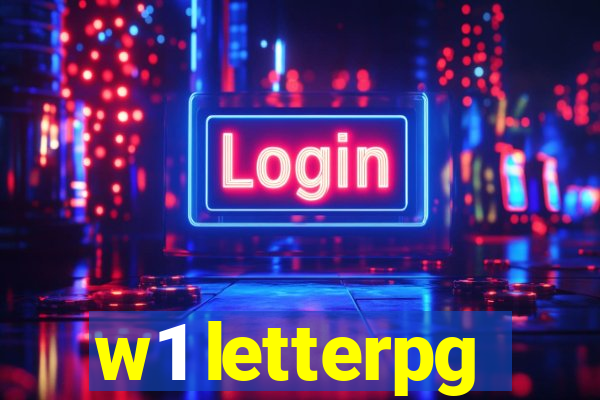 w1 letterpg