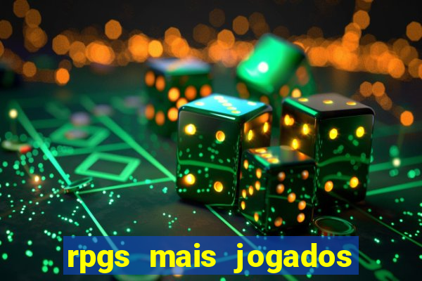 rpgs mais jogados do mundo