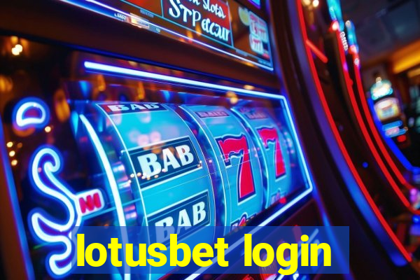 lotusbet login