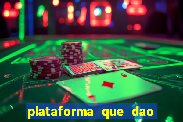 plataforma que dao bonus de cadastro