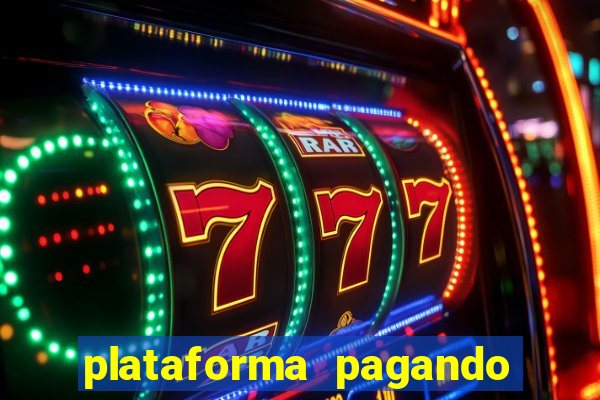 plataforma pagando no cadastro