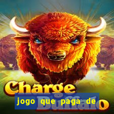 jogo que paga de verdade no pix