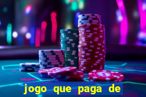 jogo que paga de verdade no pix