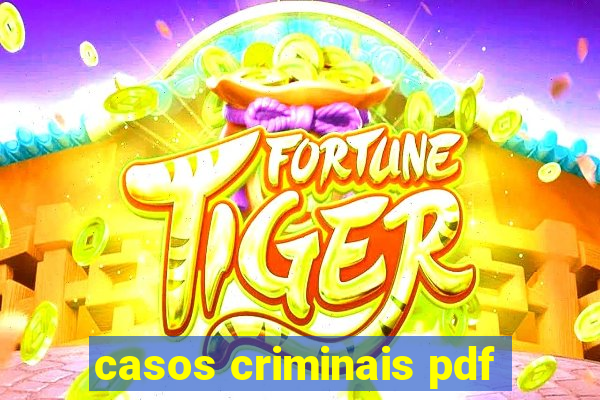 casos criminais pdf