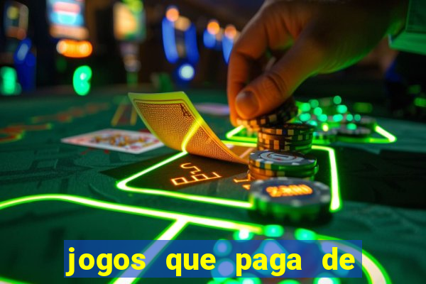 jogos que paga de verdade via pix