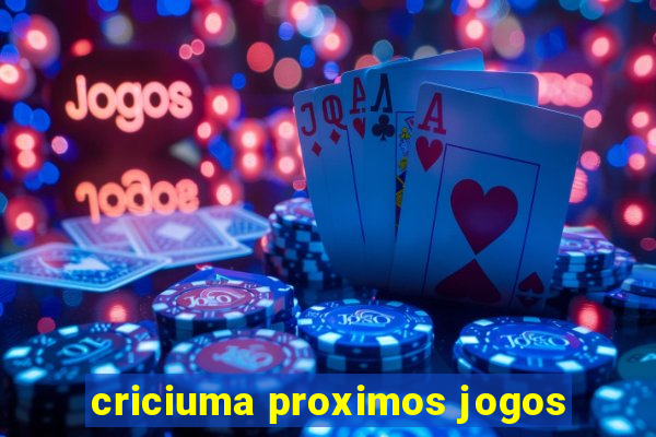 criciuma proximos jogos