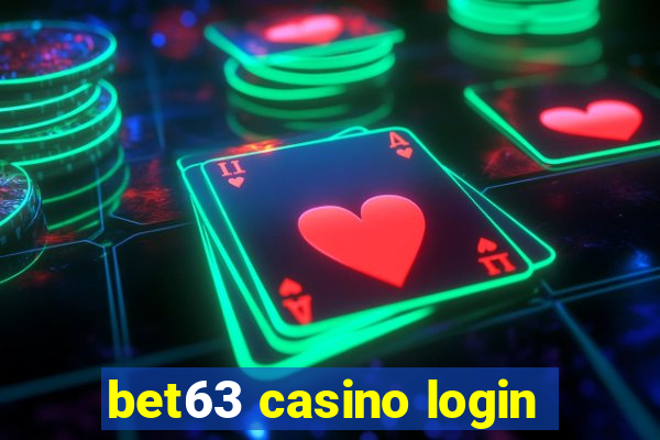 bet63 casino login