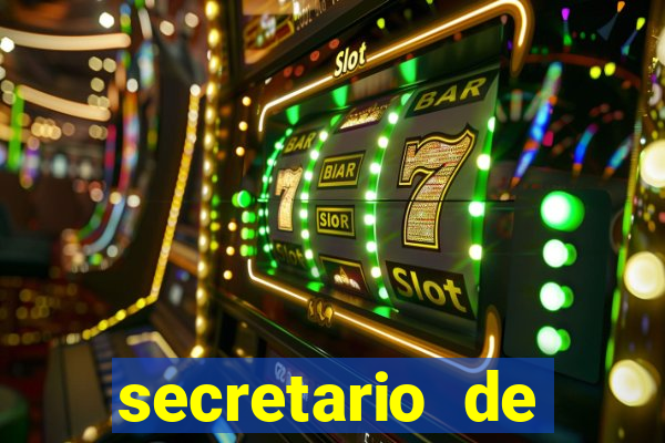 secretario de esporte salario