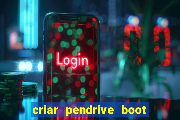 criar pendrive boot windows 10