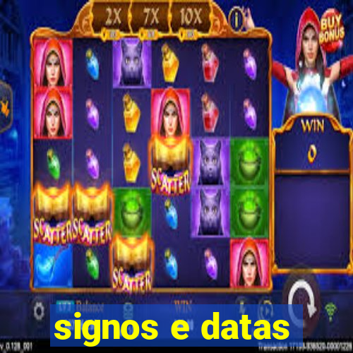 signos e datas