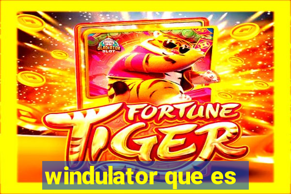 windulator que es