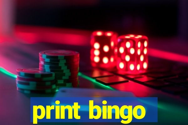 print bingo