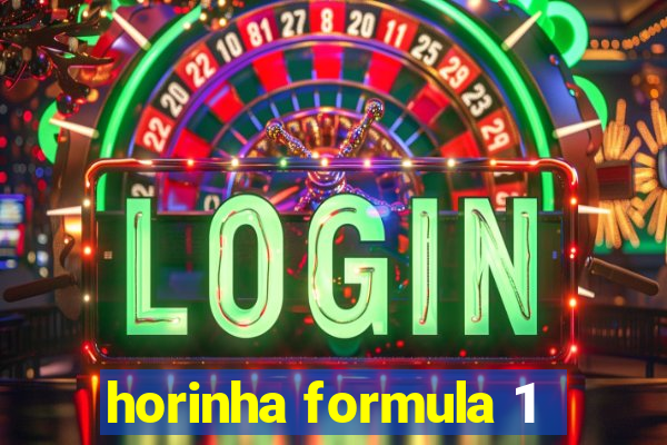 horinha formula 1