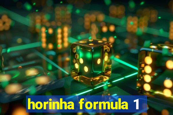 horinha formula 1