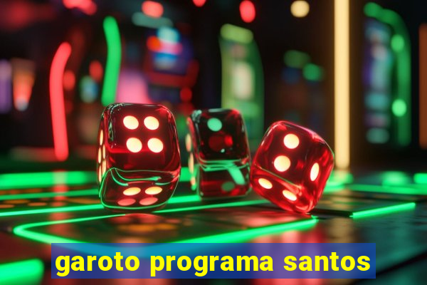 garoto programa santos