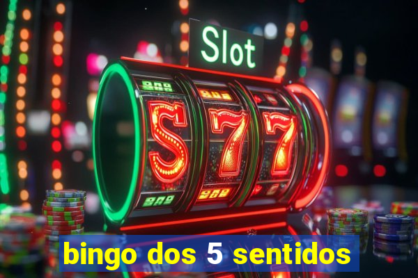 bingo dos 5 sentidos