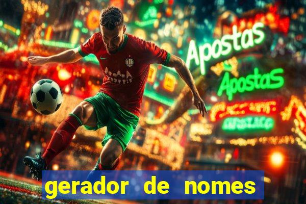 gerador de nomes para jogos