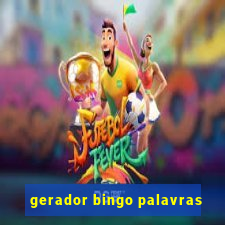 gerador bingo palavras