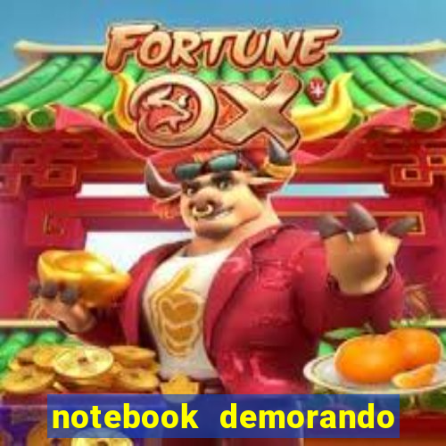 notebook demorando para ligar tela preta