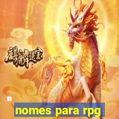 nomes para rpg