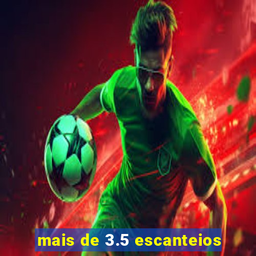 mais de 3.5 escanteios