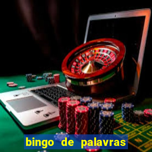 bingo de palavras de natal