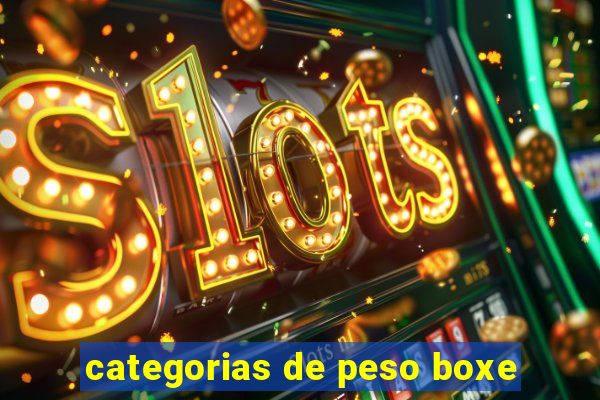 categorias de peso boxe