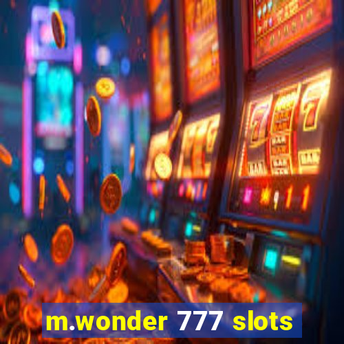 m.wonder 777 slots