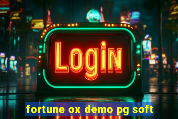 fortune ox demo pg soft