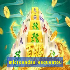 microondas esquentou demais e parou de funcionar