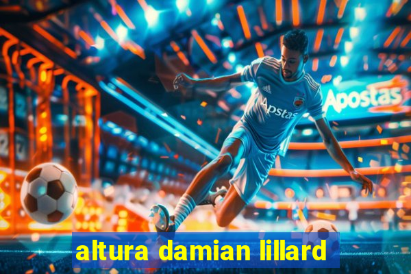 altura damian lillard