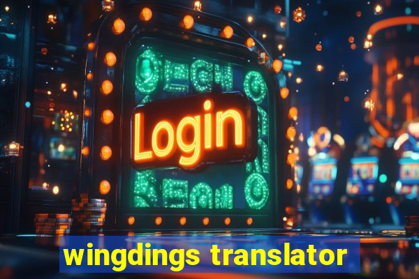 wingdings translator