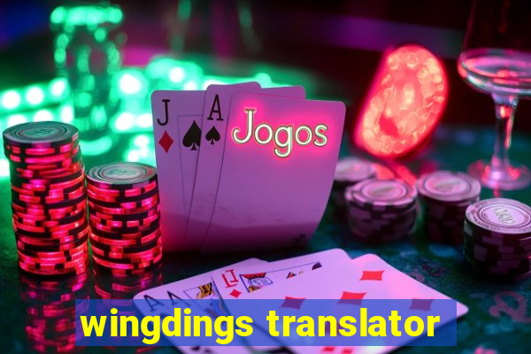 wingdings translator