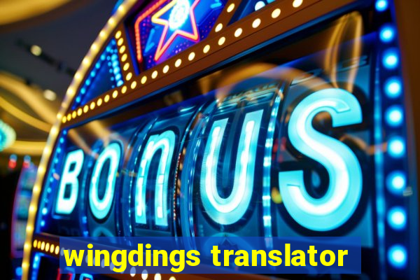 wingdings translator