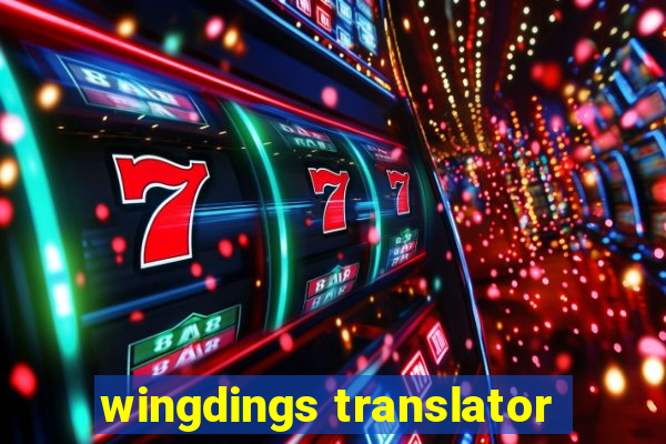 wingdings translator