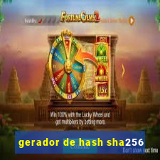 gerador de hash sha256