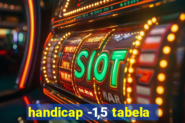 handicap -1,5 tabela