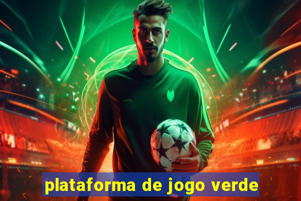 plataforma de jogo verde