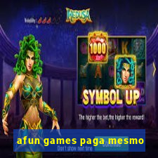 afun games paga mesmo