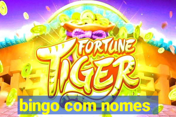 bingo com nomes