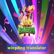 wingding translator