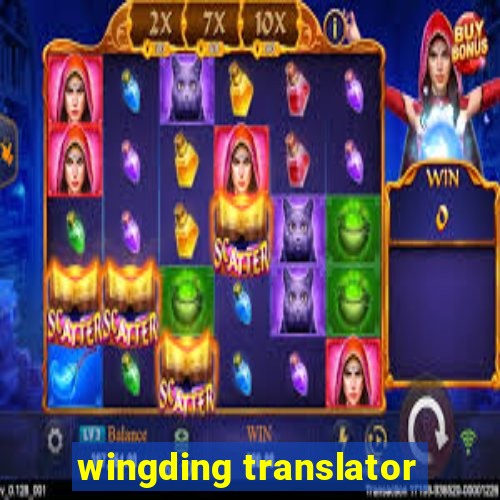 wingding translator