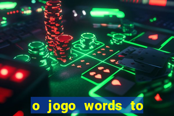 o jogo words to win paga mesmo