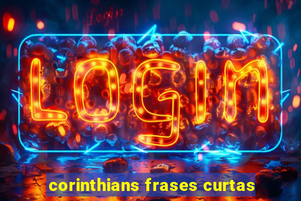 corinthians frases curtas