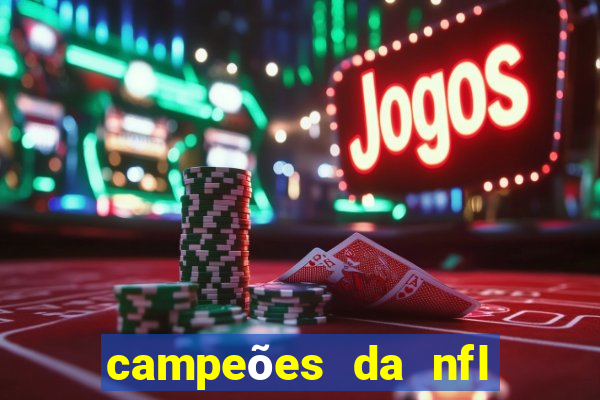 campeões da nfl desde 1920