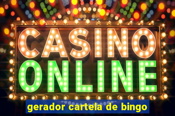 gerador cartela de bingo