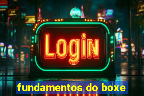 fundamentos do boxe