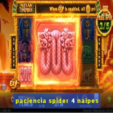 paciencia spider 4 naipes