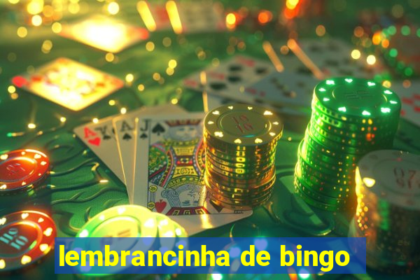 lembrancinha de bingo